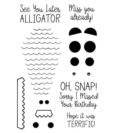 Alligator Maker Clear Stamp Set: 11456MC