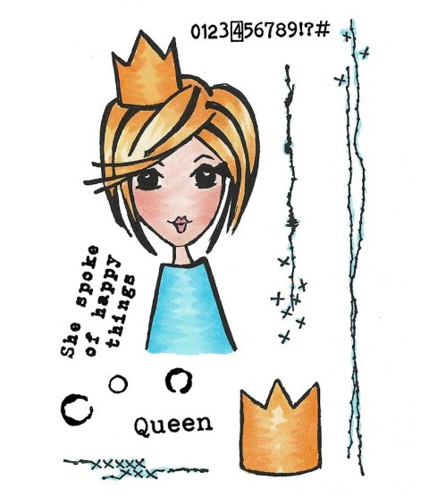 The Queen's Quips Clear Stamp Set 11411MC