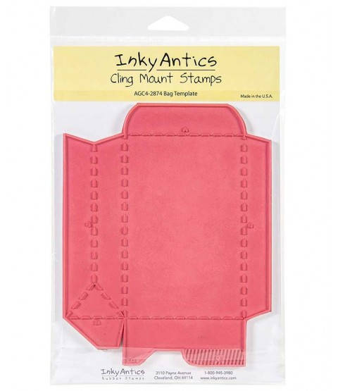 Bag Template Cling Mount Stamp AGC4-2874