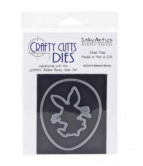 Crafty Cutts Die: Balloon Bunny IAD-014