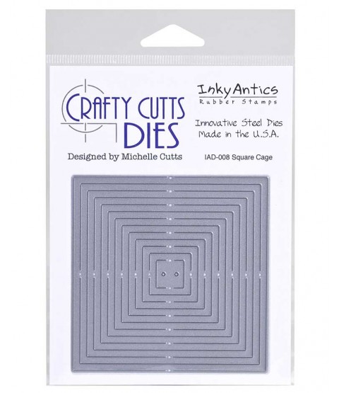 Crafty Cutts Die: Square Cage IAD-008