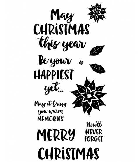 Happiest Christmas Clear Stamp Set 11386LC