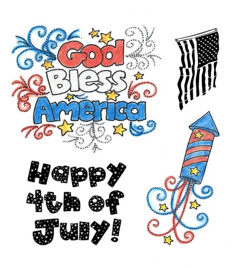 Happy 4th Clear Stamp Set 11303SC