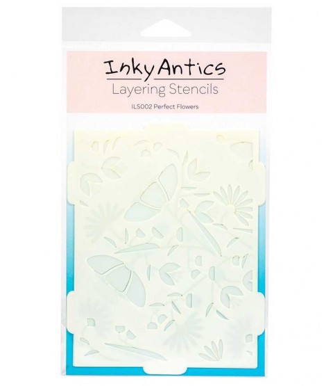 Inky Antics Layering Stencils: Perfect Flowers ILS002