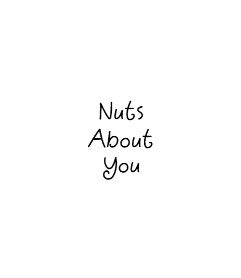 Janie Miller Nuts About You Wood Mount Stamp D3-0582D