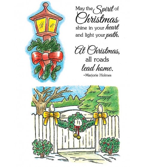 Nancy Baier Decorated For Christmas Clear Stamp Set 11210MC