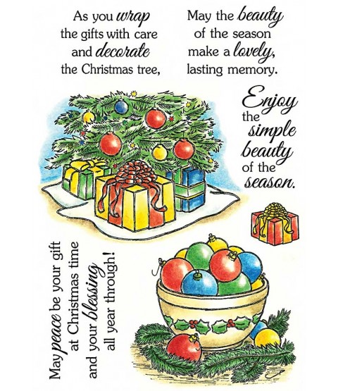 Nancy Baier Ornaments & Gifts Clear Stamp Set - 11211MC