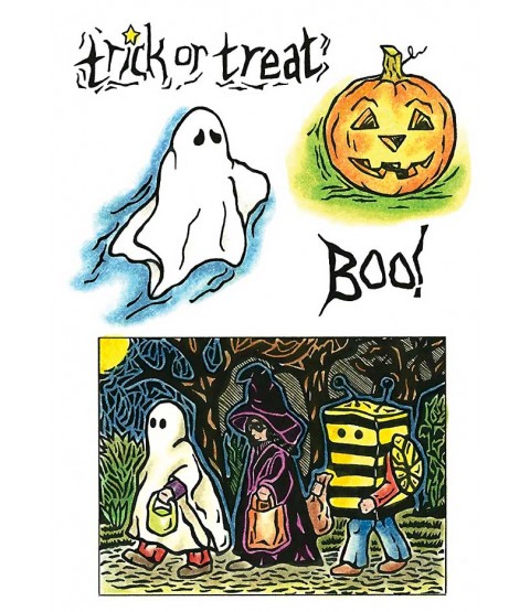 Nancy Baier Scary Characters Clear Stamp Set 11198MC
