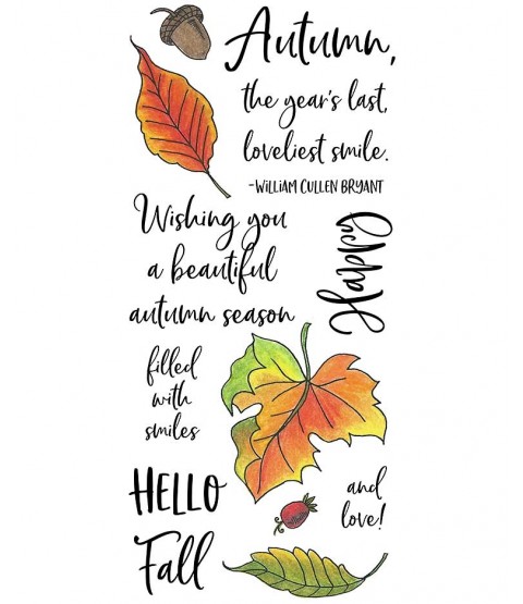 Autumn Leaves Clear Stamp Set: 11467LC