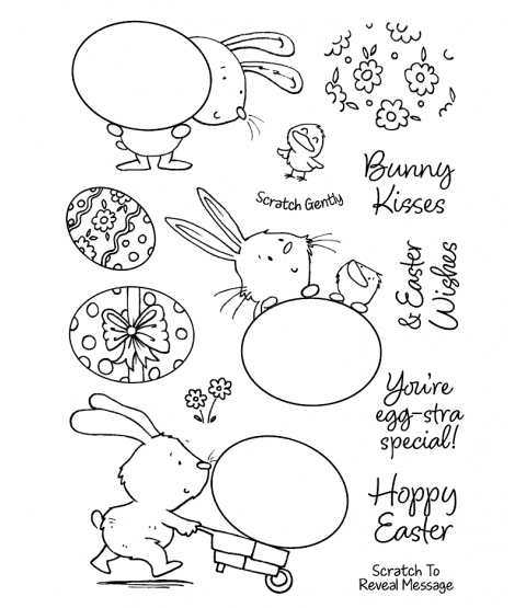 Egg-cellent Bunnies Clear Stamp Set - 11398MC