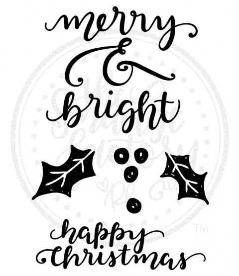Merry & Bright Clear Stamp Set - 11391MC