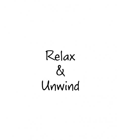 Relax & Unwind Wood Mount Stamp D3-0196D