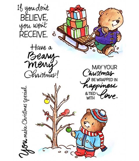 Shirley Ng-Benitez Sal & Buttons Christmas Clear Stamp Set - 11321MC