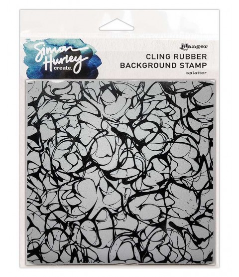 Simon Hurley Background Stamp: Splatter HUR83634