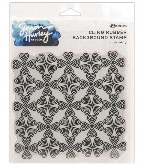 Simon Hurley Background Stamp: Charming HUR73062