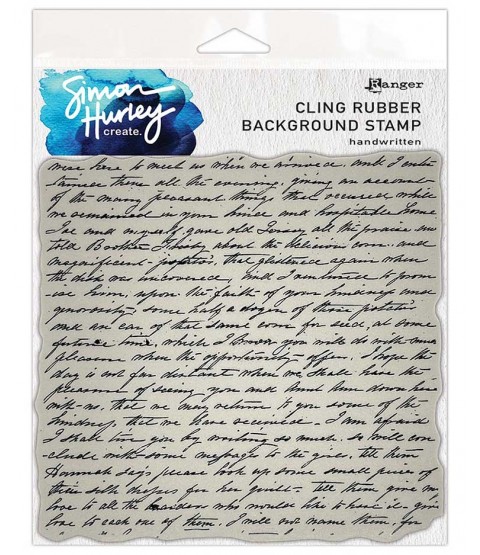 Simon Hurley Background Stamp: Handwritten HUR85584