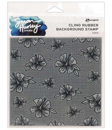 Simon Hurley Background Stamp: Luau HUR73925