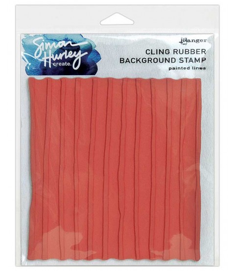 Simon Hurley Background Stamp: Painted Lines HUR67283