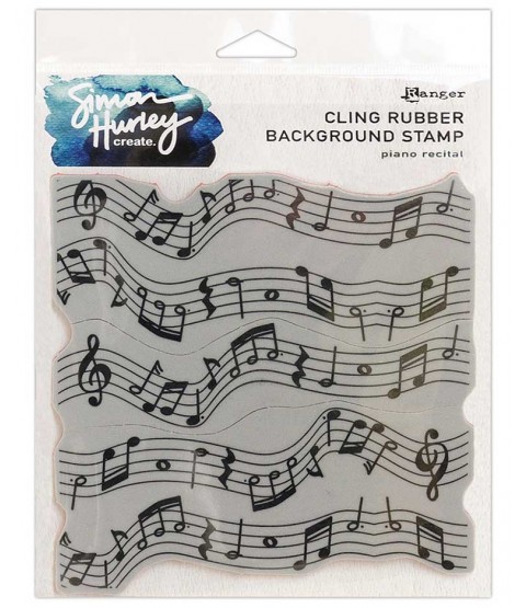 Simon Hurley Background Stamp: Piano Recital HUR68884