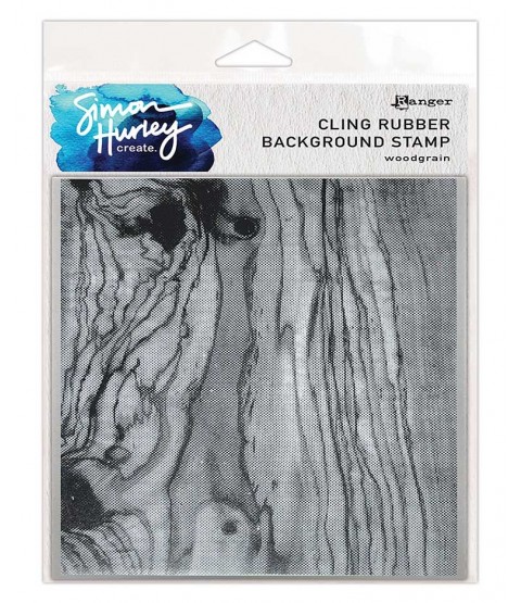 Simon Hurley Background Stamp: Woodgrain HUR82583