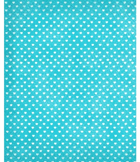 Sweethearts Blue Raspberry 12" x 12" Printed Paper - PTW009