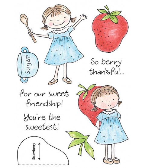 Tammy DeYoung Berry Sweet Clear Stamp Set 11169MC