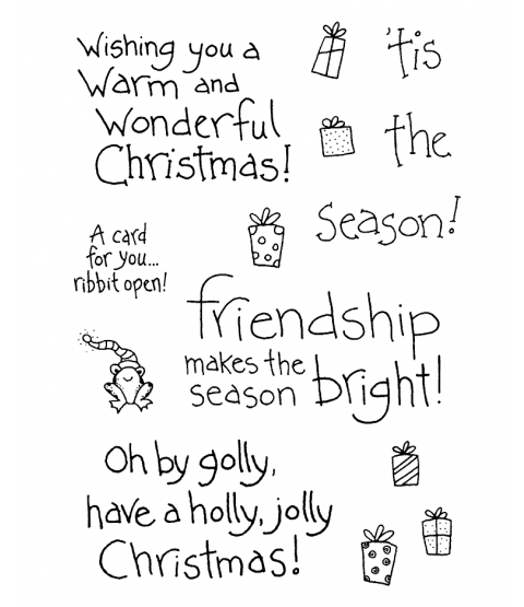 Tammy DeYoung Holiday Sayings Clear Stamp Set 11007MC