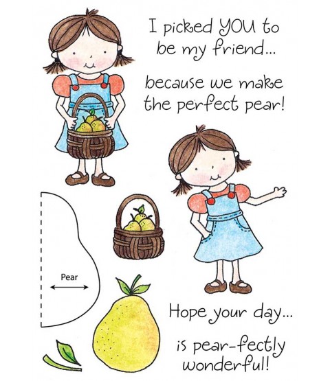 Tammy DeYoung Perfect Pear Clear Stamp Set 11152MC
