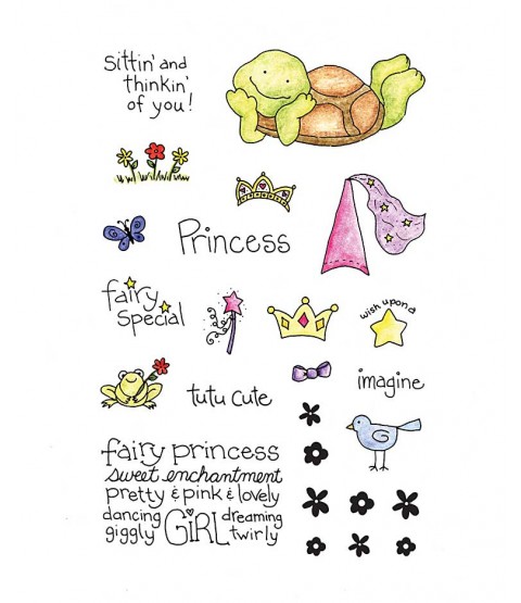 Tammy DeYoung Princess Turtle Clear Stamp Set 10935MC