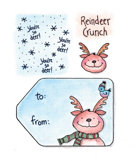 Tammy DeYoung Reindeer Crunch Clear Stamp Set 10941SC