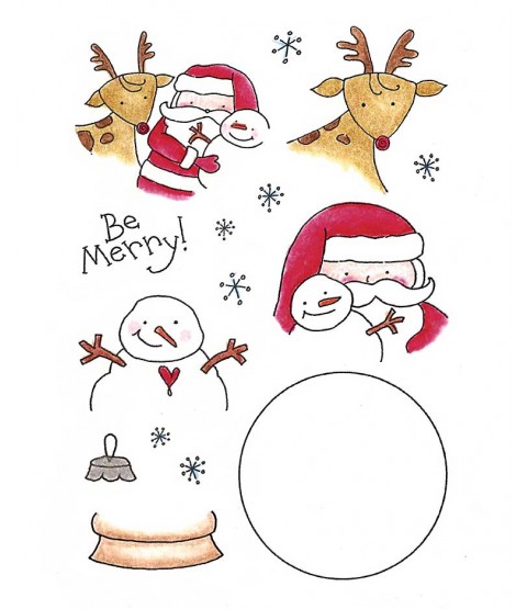 Tammy DeYoung Santa & Pals Clear Stamp Set 11003MC