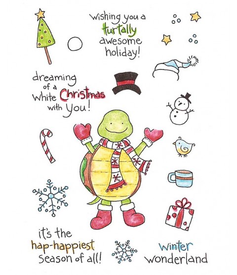 Tammy DeYoung Snow Turtle Clear Stamp Set 10997MC