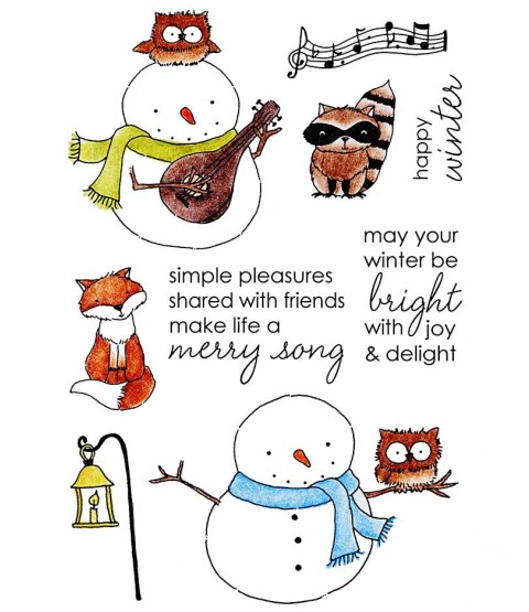 Tammy DeYoung Snowy's Woodland Pals Clear Stamp Set 11137MC