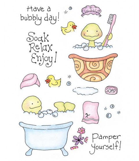 Tammy DeYoung Spa Turtle Clear Stamp Set 10968MC