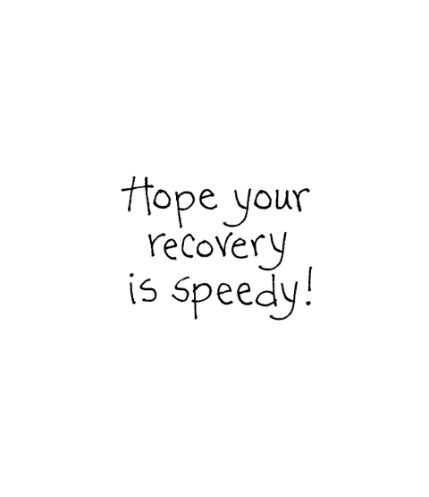 Tammy DeYoung Speedy Recovery Wood Mount Stamp D2-0075D