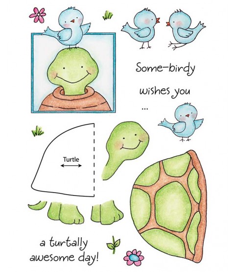Tammy DeYoung Turtle Clear Stamp Set 11044MC
