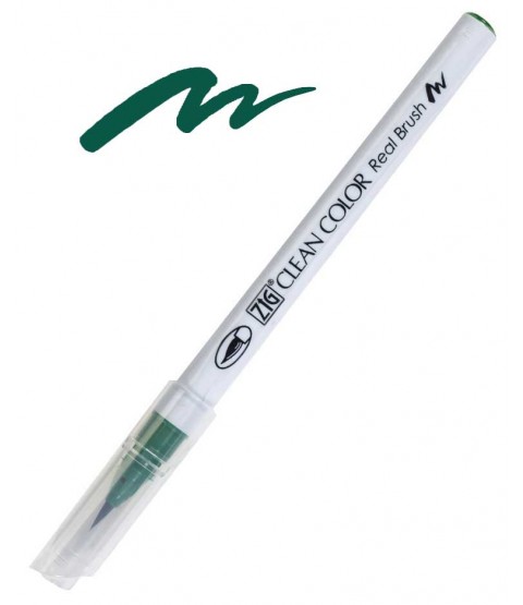 ZIG Clean Color Real Brush, Deep Green - RB6000AT-044