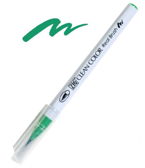 ZIG Clean Color Real Brush, Emerald Green - RB6000AT-048