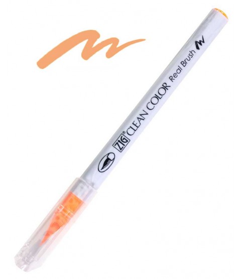 ZIG Clean Color Real Brush, Fluorescent Orange - RB6000AT-002
