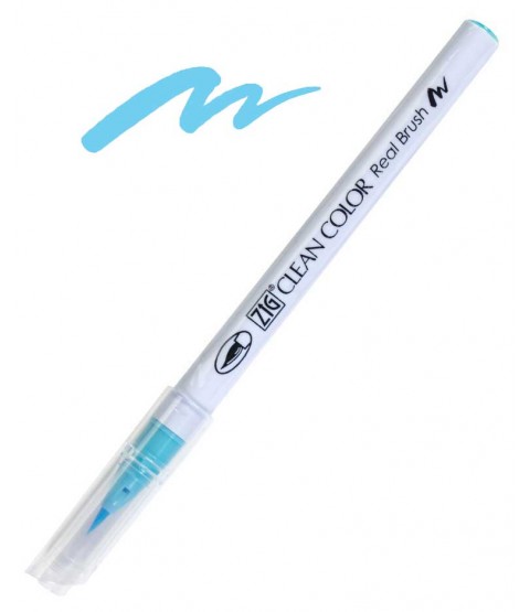 ZIG Clean Color Real Brush, Light Blue - RB6000AT-036
