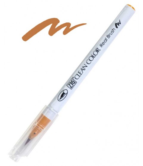 ZIG Clean Color Real Brush, Light Brown - RB6000AT-061