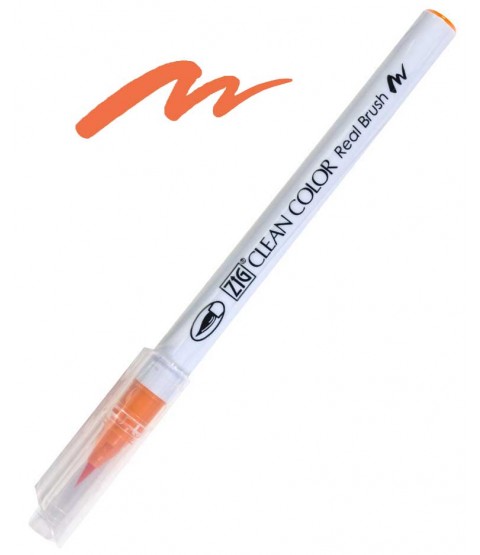 ZIG Clean Color Real Brush, Orange - RB6000AT-070