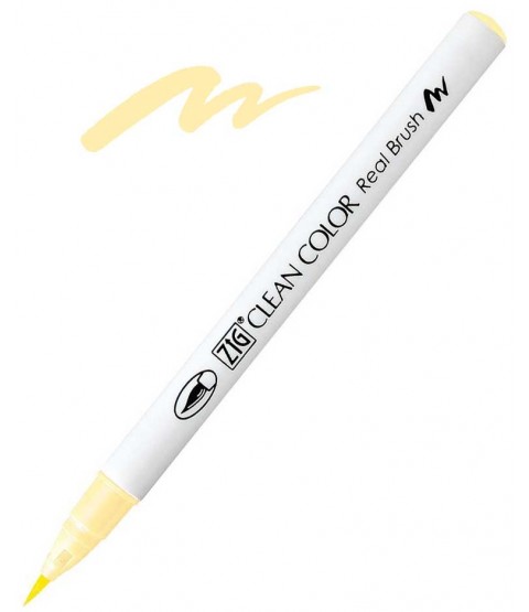 ZIG Clean Color Real Brush: Pale Yellow RB6000AT-055