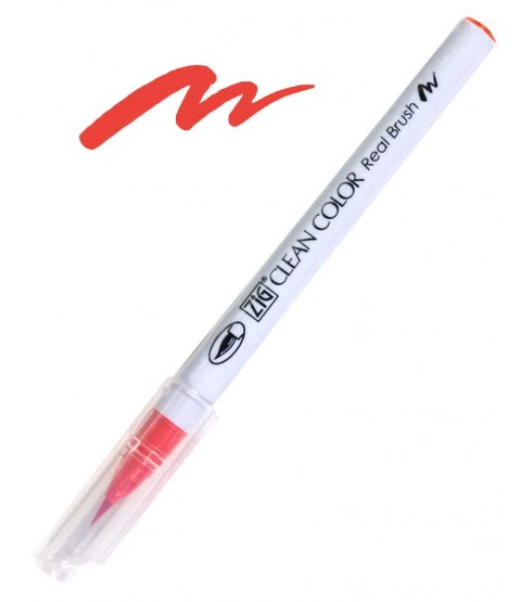 ZIG Clean Color Real Brush, Red - RB6000AT-020