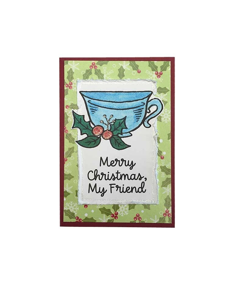 Inky Antics Mounted Rubber Stamp 1.25X1.25-Small Teacup 
