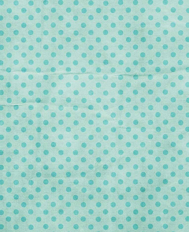 Dotty Turquoise 8 1/2 x 11 Printed Paper - PA013