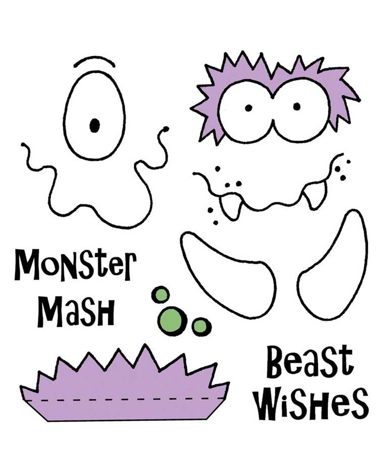 Monster Maker Clear Stamp Set 11042SC