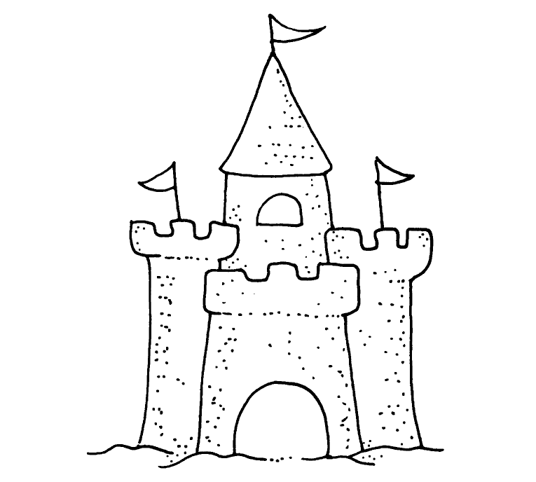 Sand Castle Drawing / Here presented 64+ sand castle drawing images for