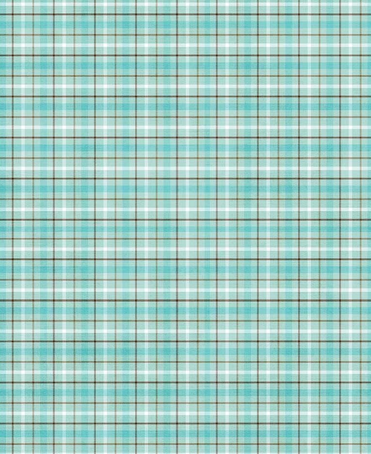 Classic Blue Tartain Plaid Style #1 Double Sided Paper Cardstock