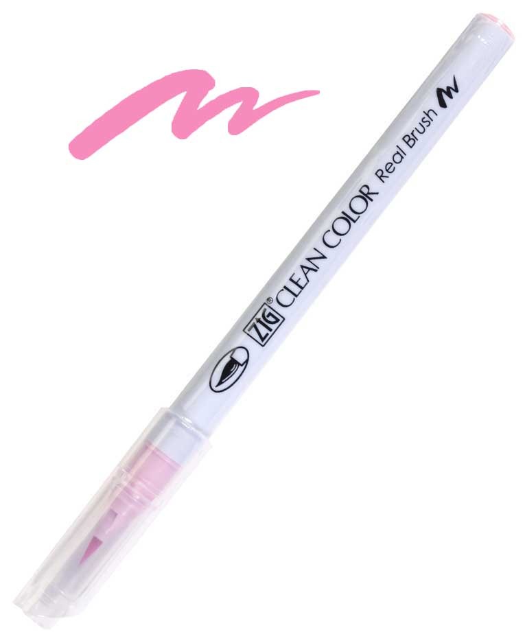 Zig Clean Color Real Brush Marker Sugared Almond Pink
